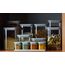 Банка для хранения прямоугольная Vacuum Glass, 1,25 л, светло-серая, Smart Solutions, изображение 5