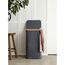 Корзина для белья Neat Tall, 41х35х74 см, серая, Smart Solutions, изображение 4