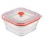 Контейнер для переноски и хранения силиконовый квадратный складной Silikobox, 600 мл, красный, Smart Solutions