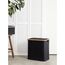 Корзина для белья с двумя отделениями Neat Twin, 53,5х33х53 см, черная, Smart Solutions, изображение 3