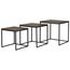 Набор столиков Unique Furniture, Rivoli, 3 шт., 50/45/40 см (куб), Unique Furniture, изображение 15